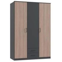 Wimex Agia Kleiderschrank Grau Graphite 135 Cm