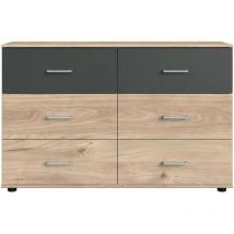Wimex Rhodes Kommode Grau 130 Cm Breit
