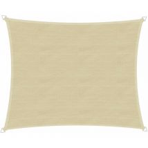 10759 - Tenda Parasole Capri Rettangolare, 3 x 4 m, per Giardino e terrazza, Resistente ai Raggi uv e alle intemperie, Colore: Champagne - Windhager