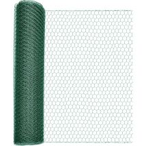 Windhager - Rete Esagonale, Rivestita in plastica, Recinzione, delimitazione, Protezione dalle Arvicole, per aiuola rialzata, Copertura grondaia