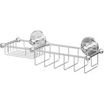 Windsor - 1930 Traditional Polished Chrome Wall Mounted Soap Basket