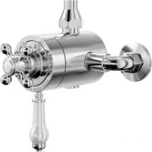 Windsor Traditional Polished Chrome Exposed Thermostatic Shower Valve