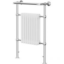 Windsor Chrome and White 950mm x 660mm Traditional Radiator