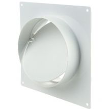 Winflex - Raccord de gaine rond avec clapet anti retour flange carré - Ø100mm