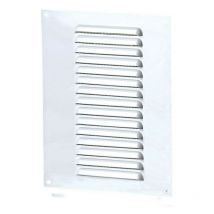 Winflex Ventilation - Winflex - Grille d'aération 150x250mm aluminium blanc avec écran anti-insecte
