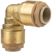 Fit Messing-Steckverbinder Winkelkupplung für Cu-Rohr ø 15 mm - dvgw - Itap