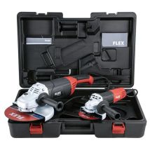 Winkelschleifer Set L2200 230mm + L1001 125mm im Koffer 492310 - Flex