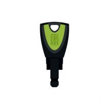 Chiave collegata Winkhaus per cilindro BlueCompact - Verde - bon 0 GN5