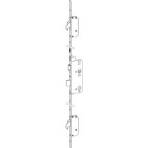 STV-AV3-Schloss 55/92/10/2105x16x3 li 2 Schwenkriegel, Stulp matt chromatiert - Winkhaus