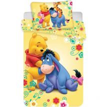 Winnie The Pooh Kinderbettwäsche – Bettbezug 100x135 cm & Kissenbezug 40x60 cm