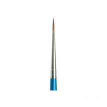 Cotman 5301000, Pennello, Legno, Nr. 0 - 1,2 mm, Rund - Pinsel, kurzer Stiel, Blu - Winsor&newton