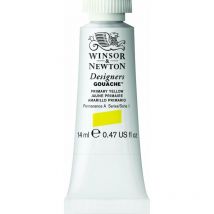 Designers Gouache, vernici fine per artisti, Pigmenti di qualità, copertura ottimale, Qualità d'archivio, Tubo da 14 ml - giallo primario