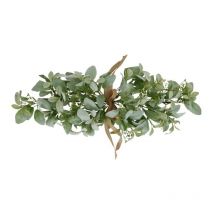 Winter Spray Arrangement with Lambs Ear and Wax Flower - Plastic - H70 cm - Green