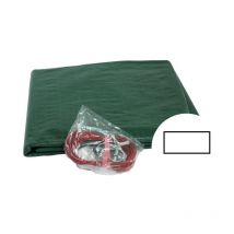 Winterabdeckplane Rechteckbecken aus peb mit Spannschloss und Spannschnur 6.00 x 3.00 m