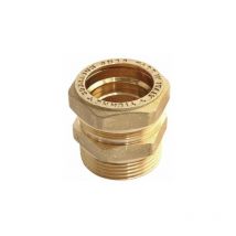 Wip-Metal-Connect Schnellkupplung für Edelstahlwellrohr Kupplung DN 25x1 1/4'' AG 5010125A07M