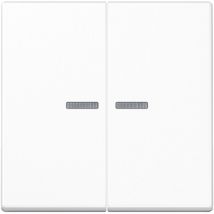 Wippe mit Lichtleiter für knx Taster 2fach, Duroplast, Serie a, alpinweiß A102KO5WW - Jung