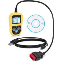 Dispositivo de diagnóstico OBD2 - 8 - 18 V - LCD - códigos de avería / VIN / ID