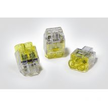 Hellermanntyton - Wire Connectors, Push-in, 2-Cable - Yellow