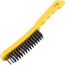 5-Row Plastic Handle Wire Scratch Brush - Cotswold