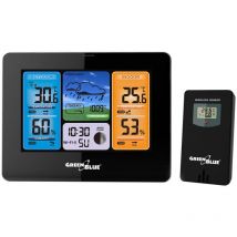 Greenblue - GB215 Station météo WiFi capteur extérieur calendrier prévisions météo baromètre