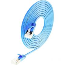PCE - Wirewin 9120042360328 RJ45 Câble réseau, câble patch cat 6a s/stp 1.00 m bleu 1 pc(s) Y108862