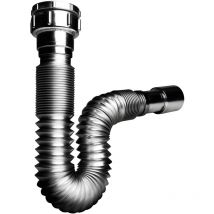 Wirquin 30722043 – Sifone Estensibile Cromo Lavabo D32 – 40, Cromato