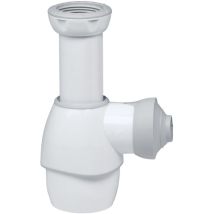 Wirquin - 31180002 - Sifone Universale Per Lavabo, Colore: Bianco/grigio