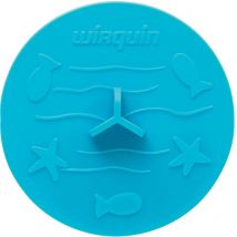 Bouchon universel frisby, pour baignoire, lavabo et évier Ø105 - Bleu turquoise Wirquin Pro