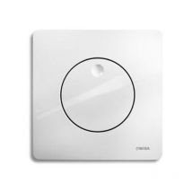 Gaia Plaque de commande avec interrupteur Blanc - Wisa