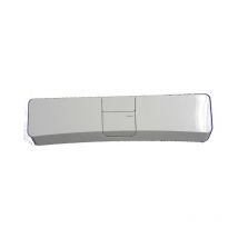 Wisa - Serie 790 couvercle avec bouton poussoir pour Réservoir wc blanc