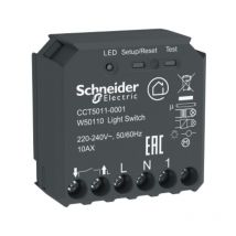 Micromodule interrupteur 10A encastré pour commande via smartphone ou Bluetooth Wiser