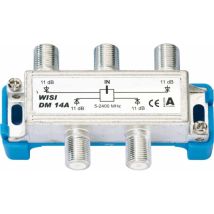 Wisi Verteiler 4f. 5-2400mhz, 11db Dm14a