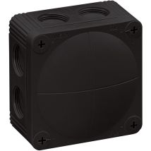 Wiska - 10060581 Abzweigkasten (l X B X H) 85 X 85 X 51 Mm Schwarz Ip66 1 St.