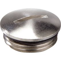 Wiska 10065082 Emvs-ord 20 Tappo A Vite Antiurto M20 Metallo Naturale 100 Pz.