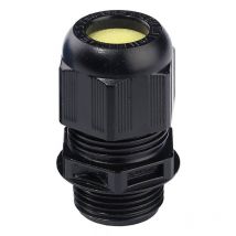 10103382 Pressacavo filettato atex M25 Nero (ral 9005) 1 pz. - Wiska