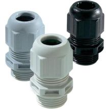 Wiska 10100471 Pressacavo Filettato M25 Plastica Grigio Luminescente 3 Pz.