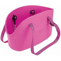 With-me small Sac en résine pour le transport de chiens de petite taille. Différentes couleurs mode.. Variante - Misure: 14 x 35 x h 22 cm - Fuchsia