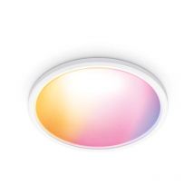LED-Deckenleuchte SuperSlim 42 x 3,2 cm 22W warmweiß bis kaltweiß smart rgb weiß Deckenlampen & Kronleuchter - WIZ