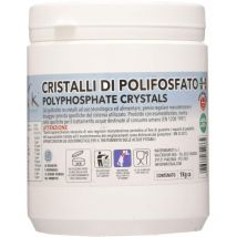 WK - Polifosfati per Caldaia, Ricarica Universale di 1 Barattolo in Cristalli da 1 Kg per Filtrazione Acqua, Funge da Anticalcare e Anticorrosivo