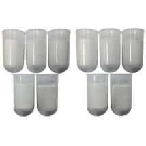 Polifosfati per Caldaia, Ricarica Universale da 10 Pastiglie di Polvere Concentrata per Filtrazione Acqua, Funge da Anticalcare e Anticorrosivo - WK