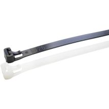 118197971 118197971 Fascetta per cavi 300 mm 7.60 mm Naturale riutilizzabili, Stabilizzato ai raggi uv, resistente - WKK