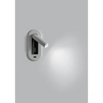 MDC - wl palace blanco mate led 3W + touch + usb 10W