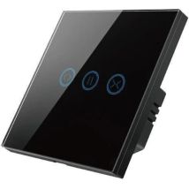 Wlan-rollladen-schalter Schwarz Mit Touchbedienung