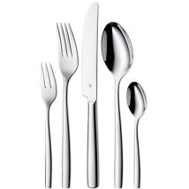 Cuillère à soupe WMF – Acier inoxydable gris – Set de 60 pièces pour 12 personnes – Durable et compatible lave-vaisselle