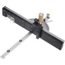 Wnew Poignée En Laiton 450mm 27 Jauge D'Angle Avec Boîte Jiont Jig Track Stop Règle D'Assemblage Pour Scie De Table Router Miter Gauge Pour Outils À 
