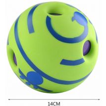 Ensoleille - Wobble Wag Giggle Ball, jouet interactif pour chien, amusement Giggle Sounds Dog Play Ball Training Sport Pet Toys
