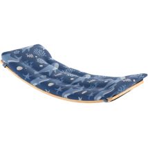 Wobly - Montessori-balance-board Mit Kissen, Balance-board F r Kinder Ab 3 Jahren, 85x30 Cm Aus Holz