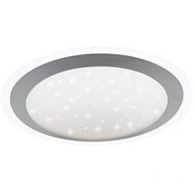 Plafoniera con cielo stellato Lampada da soffitto a led Lampada da camera da letto led, metallo acrilico, 11W 700Lm bianco caldo, DxH 34x8,5 cm