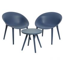 Wohnzimmer Marbella 3 Stück blau