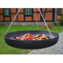 Wok à suspendre 50 cm sur trépied – Jardin piscine – Brasero – COOKKING